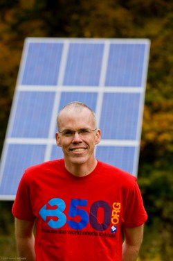 Portrait of Bill McKibben, author and activist. photo ©Nancie Battaglia